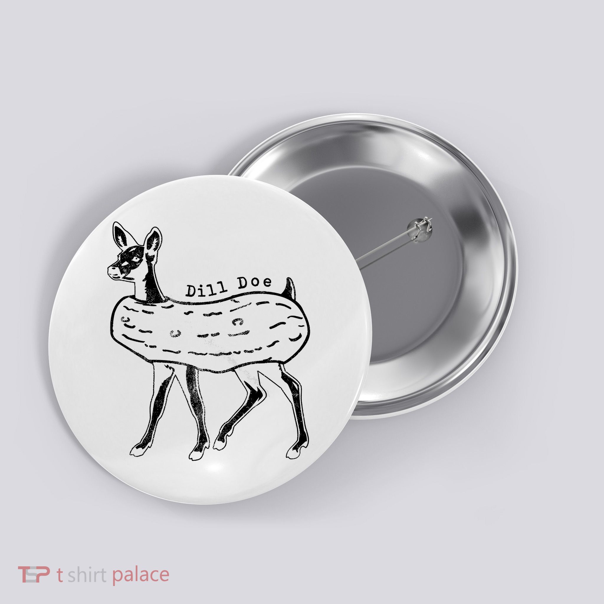 Dill Pickle Dill Doe Button