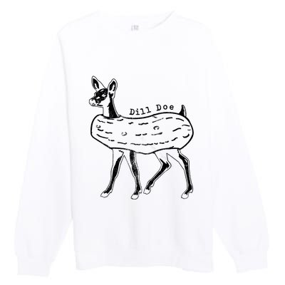 Dill Pickle Dill Doe Premium Crewneck Sweatshirt