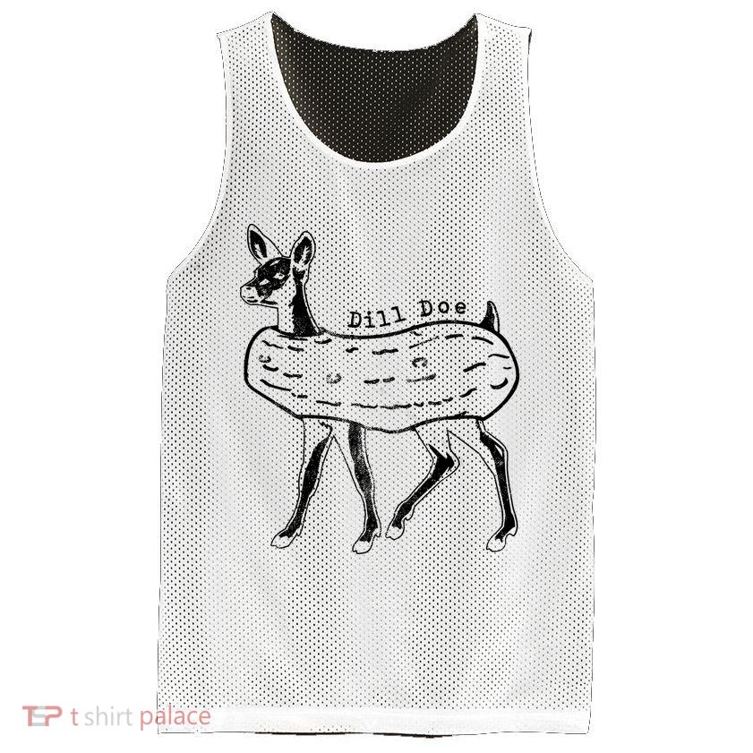 Dill Pickle Dill Doe Mesh Reversible Basketball Jersey Tank