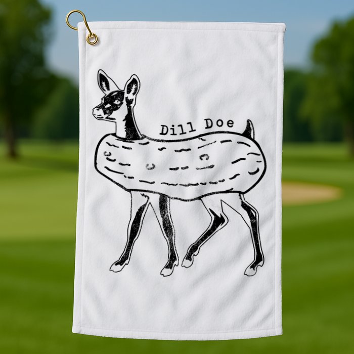 Dill Pickle Dill Doe Golf Towel