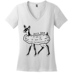 Dill Pickle Dill Doe Women's V-Neck T-Shirt