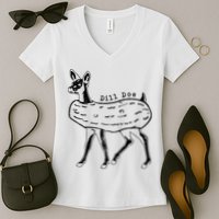 Dill Pickle Dill Doe Women's V-Neck T-Shirt