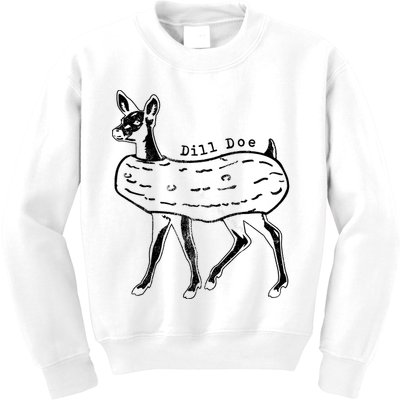 Dill Pickle Dill Doe Kids Sweatshirt