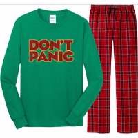 Don&39;t Panic Long Sleeve Pajama Set