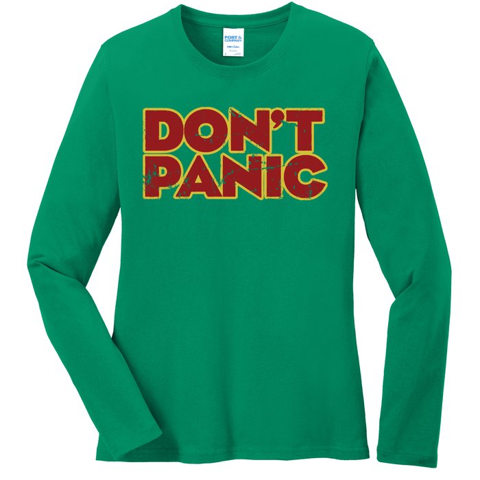 Don&39;t Panic Ladies Long Sleeve Shirt