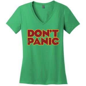 Don&39;t Panic Women's V-Neck T-Shirt