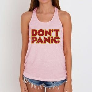 Don&39;t Panic Women's Knotted Racerback Tank