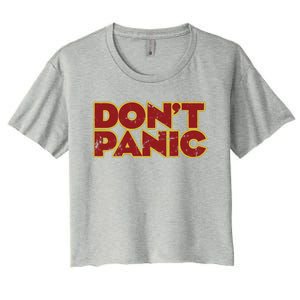 Don&39;t Panic Women's Crop Top Tee