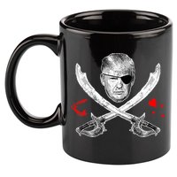 Dread Pirate Donald Trump Pirate Flag 2024 11oz C Handle Ceramic Mug
