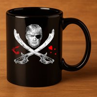 Dread Pirate Donald Trump Pirate Flag 2024 11oz C Handle Ceramic Mug