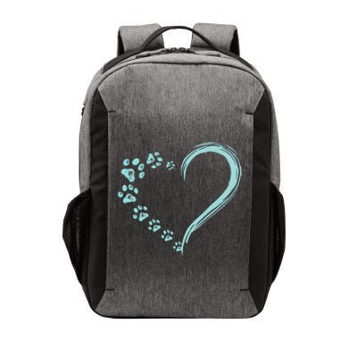 Dog Puppy Dogs Paw Print Heart Dog Mom Cute Gift Vector Backpack