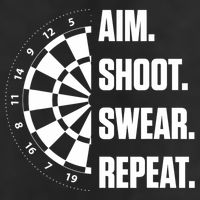 Darts Problems Dartboard Fun Hobby Dart Player 7 Panel Mesh Trucker Snapback Hat