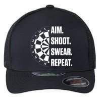 Darts Problems Dartboard Fun Hobby Dart Player Flexfit Unipanel Trucker Cap