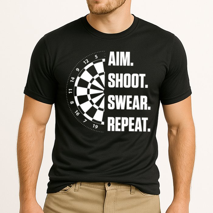 Darts Problems Dartboard Fun Hobby Dart Player Performance Shirt