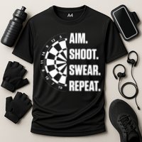 Darts Problems Dartboard Fun Hobby Dart Player Performance Shirt