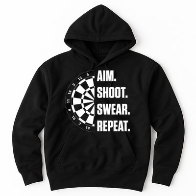 Darts Problems Dartboard Fun Hobby Dart Player Hoodie