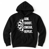 Darts Problems Dartboard Fun Hobby Dart Player Hoodie