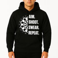 Darts Problems Dartboard Fun Hobby Dart Player Hoodie
