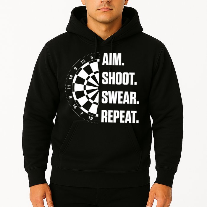 Darts Problems Dartboard Fun Hobby Dart Player Hoodie
