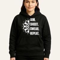Darts Problems Dartboard Fun Hobby Dart Player Hoodie
