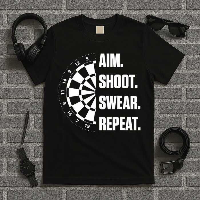 Darts Problems Dartboard Fun Hobby Dart Player T-Shirt
