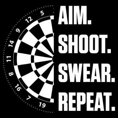 Darts Problems Dartboard Fun Hobby Dart Player T-Shirt