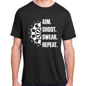 Darts Problems Dartboard Fun Hobby Dart Player Adult ChromaSoft Performance T-Shirt