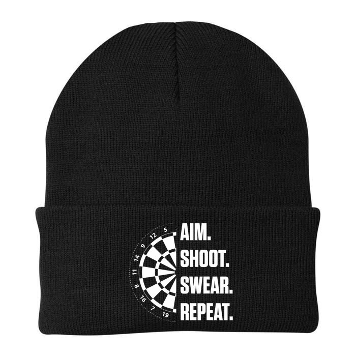 Darts Problems Dartboard Fun Hobby Dart Player Knit Cap Winter Beanie
