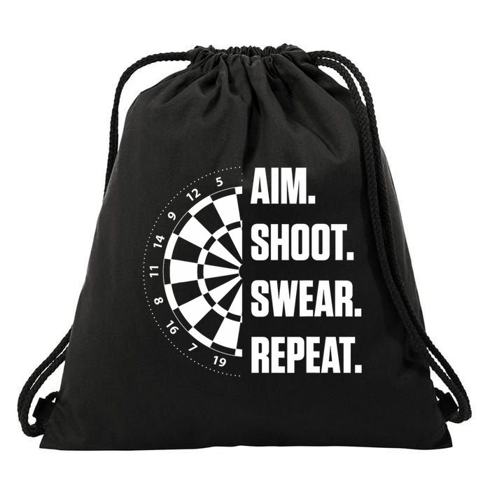 Darts Problems Dartboard Fun Hobby Dart Player Drawstring Bag