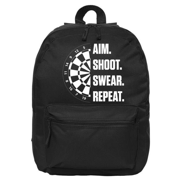 Darts Problems Dartboard Fun Hobby Dart Player 16 in Basic Backpack