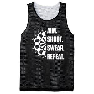 Darts Problems Dartboard Fun Hobby Dart Player Mesh Reversible Basketball Jersey Tank