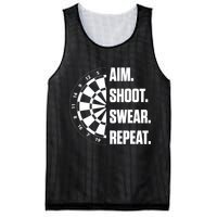 Darts Problems Dartboard Fun Hobby Dart Player Mesh Reversible Basketball Jersey Tank