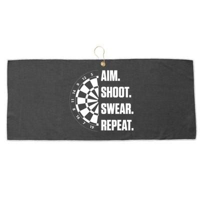 Darts Problems Dartboard Fun Hobby Dart Player Large Microfiber Waffle Golf Towel