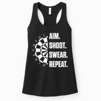 Darts Problems Dartboard Fun Hobby Dart Player Womens Tank Top
