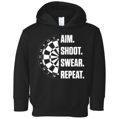 Darts Problems Dartboard Fun Hobby Dart Player Toddler Hoodie