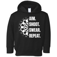 Darts Problems Dartboard Fun Hobby Dart Player Toddler Hoodie