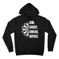 Darts Problems Dartboard Fun Hobby Dart Player Tall Hoodie