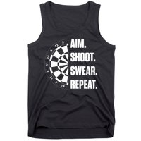 Darts Problems Dartboard Fun Hobby Dart Player Tank Top