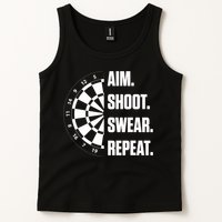 Darts Problems Dartboard Fun Hobby Dart Player Tank Top
