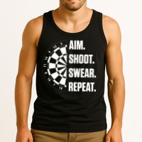 Darts Problems Dartboard Fun Hobby Dart Player Tank Top