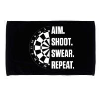 Darts Problems Dartboard Fun Hobby Dart Player Microfiber Hand Towel