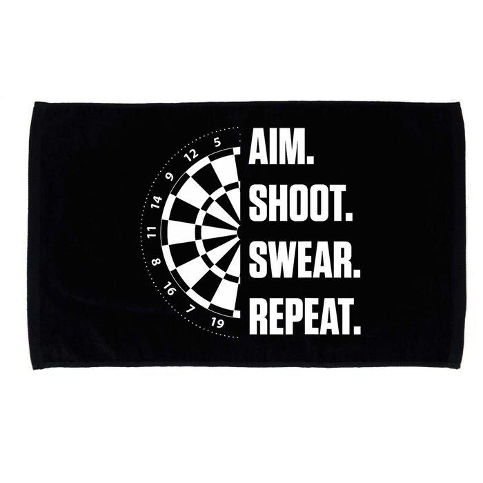 Darts Problems Dartboard Fun Hobby Dart Player Microfiber Hand Towel