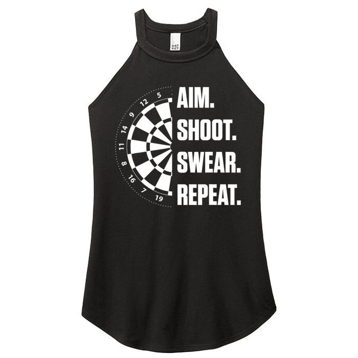 Darts Problems Dartboard Fun Hobby Dart Player Women's Perfect Tri Rocker Tank