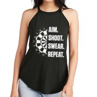 Darts Problems Dartboard Fun Hobby Dart Player Women's Perfect Tri Rocker Tank