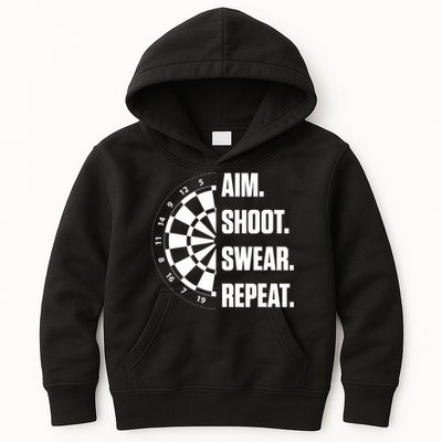 Darts Problems Dartboard Fun Hobby Dart Player Kids Hoodie