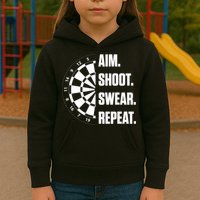 Darts Problems Dartboard Fun Hobby Dart Player Kids Hoodie