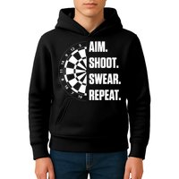 Darts Problems Dartboard Fun Hobby Dart Player Kids Hoodie