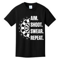 Darts Problems Dartboard Fun Hobby Dart Player Kids T-Shirt