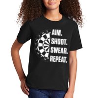 Darts Problems Dartboard Fun Hobby Dart Player Kids T-Shirt