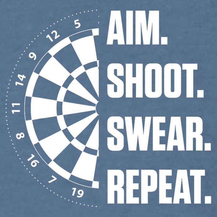 Darts Problems Dartboard Fun Hobby Dart Player Garment-Dyed Sweatshirt